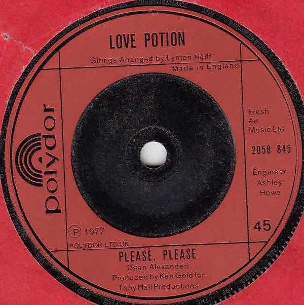 Love Potion (5) : Face, Name, Number / Please, Please (7")