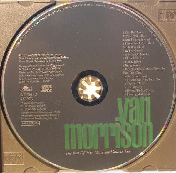Van Morrison : The Best Of Van Morrison Volume Two (CD, Comp)