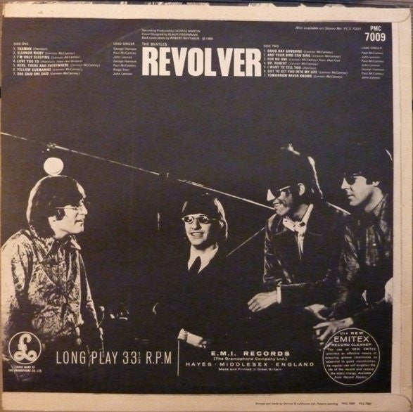 The Beatles : Revolver (LP, Album, Mono, G &)