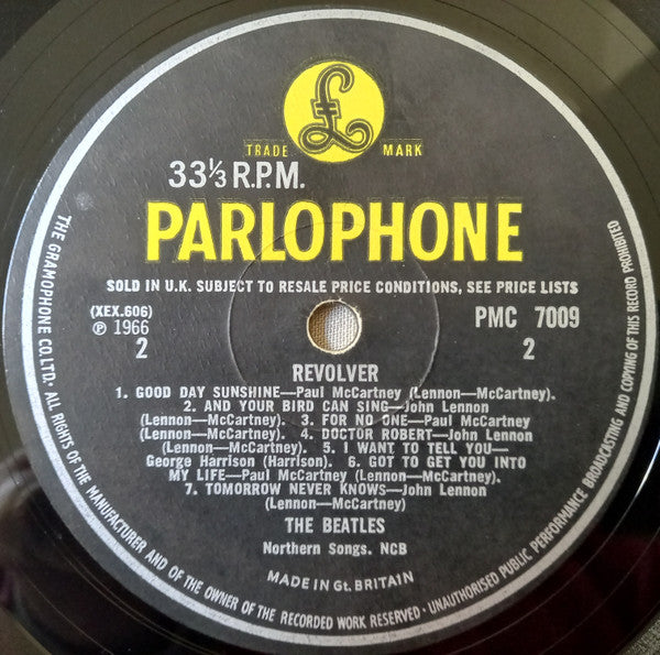 The Beatles : Revolver (LP, Album, Mono, G &)