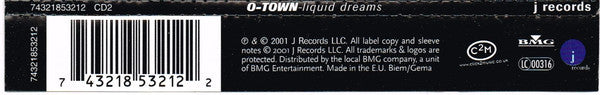 O-Town : Liquid Dreams (CD, Single, Enh, CD2)