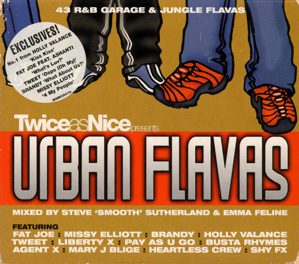 Steve "Smooth" Sutherland & Emma Feline : Twice As Nice Presents Urban Flavas (2xCD, Mixed)