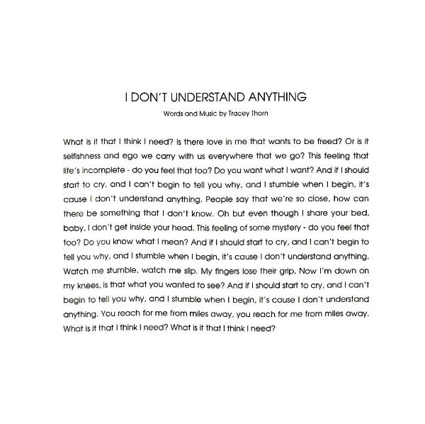 Everything But The Girl : Amplified Heart (CD, Album)