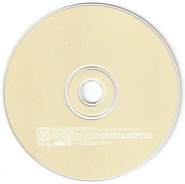 Embrace : All You Good Good People E.P. (CD, EP, CD1)