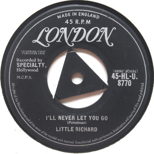 Little Richard : Baby Face (7", Single, Tri)