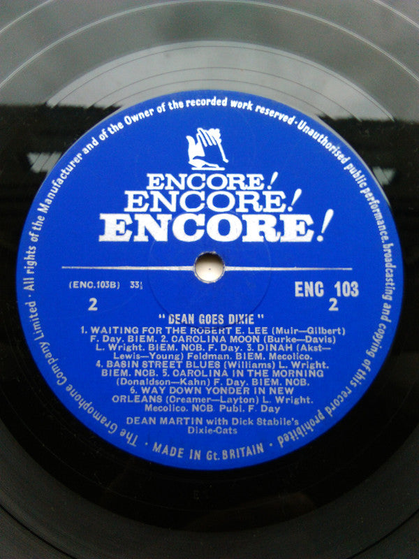 Dean Martin : Dean Goes Dixie (LP, Mono, RE)