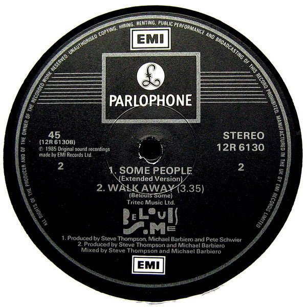 Belouis Some : Some People (12")