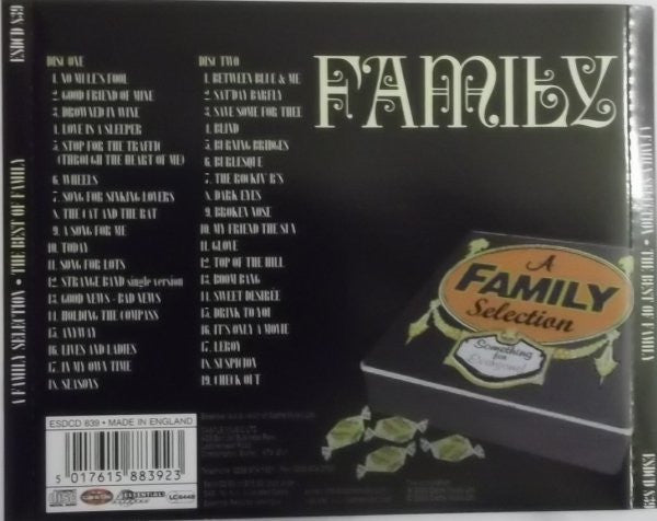 Family (6) : A Family Selection - The Best Of Family (2xCD, Comp, Car)