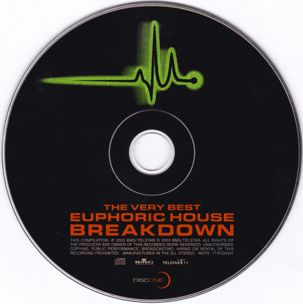 Various : The Very Best Euphoric House Breakdown (2xCD, Mixed, Car)