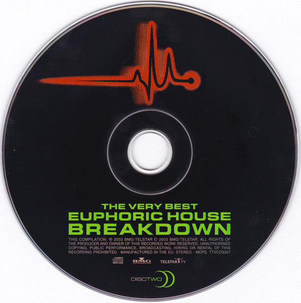 Various : The Very Best Euphoric House Breakdown (2xCD, Mixed, Car)
