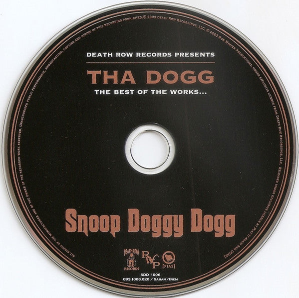 Snoop Dogg : Tha Dogg - The Best Of The Works... (CD, Comp)