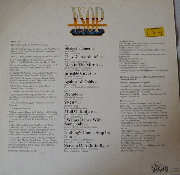 Vienna Symphonic Orchestra Project / Wiener Symphoniker Mit Gast-Star José Feliciano : Classic & Rock - Die Neue Dimension (LP, Album, RP)