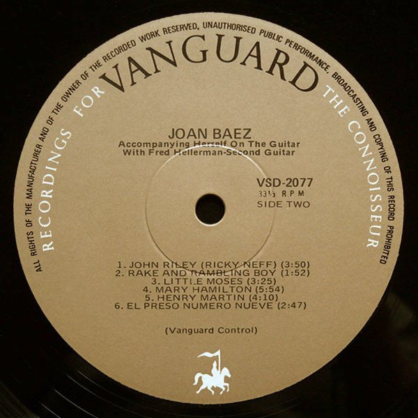 Joan Baez : Joan Baez (LP, Album, Tan)