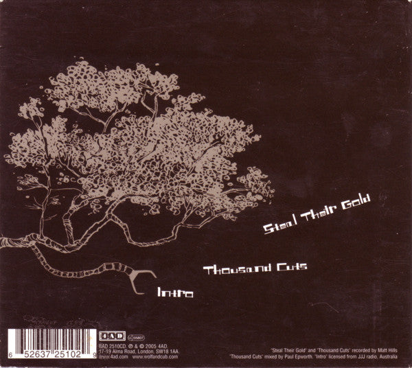 Wolf & Cub : Steal Their Gold (CD, Single)