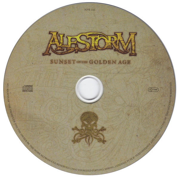 Alestorm : Sunset On The Golden Age (CD, Album)