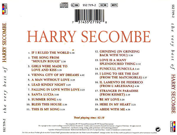 Harry Secombe : The Very Best Of (CD, Comp)