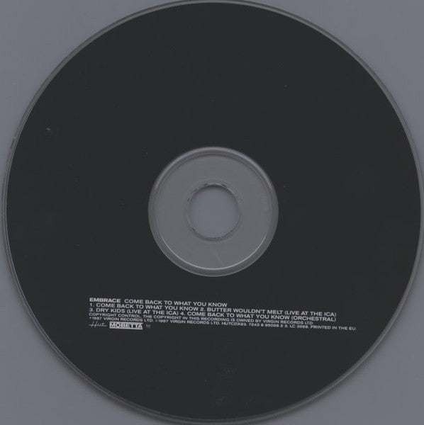 Embrace : Come Back To What You Know (CD, Single, CD2)