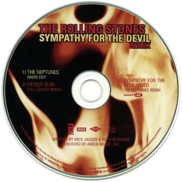 The Rolling Stones : Sympathy For The Devil Remix (CD, Single, Enh, Len)