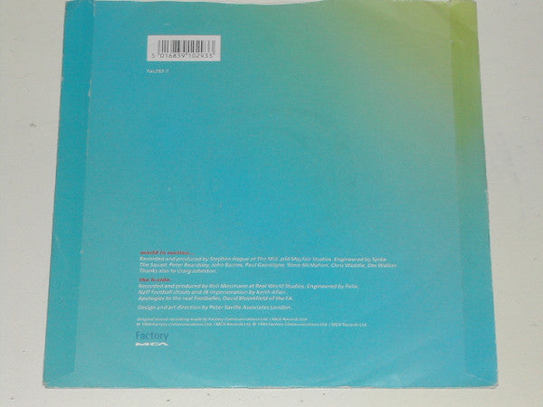 New Order : World In Motion... (7", Single, Sil)