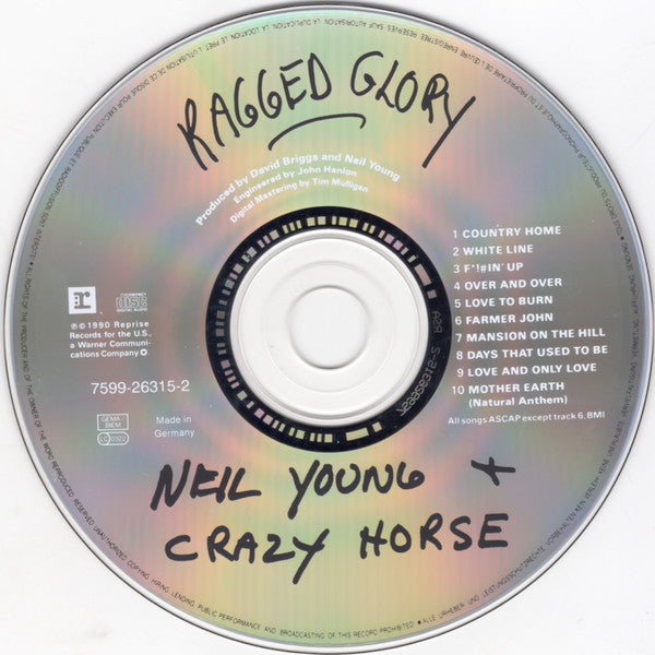 Neil Young + Crazy Horse : Ragged Glory (CD, Album)