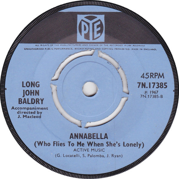 Long John Baldry : Let The Heartaches Begin (7", Single, RP, Pus)