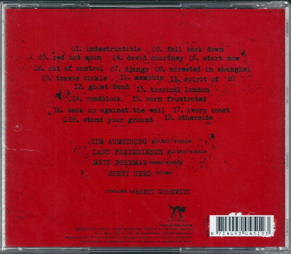 Rancid : Indestructible (CD, Album, RE)