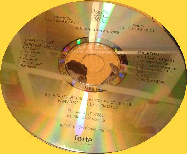 Beirut And Realpeople : March Of The Zapotec / Holland (CD, Album, Promo, Car)