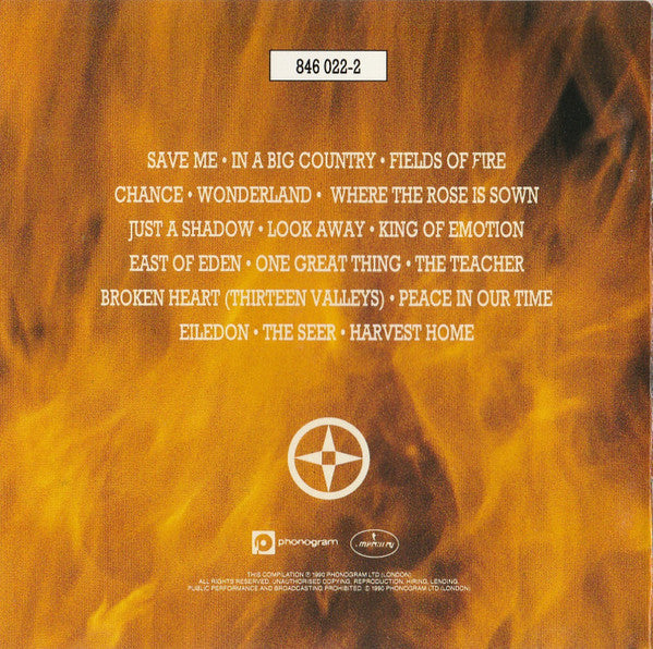 Big Country : Through A Big Country (Greatest Hits) (CD, Comp)