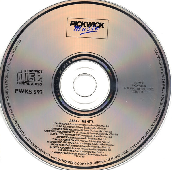 ABBA : The Hits (CD, Comp, RE)
