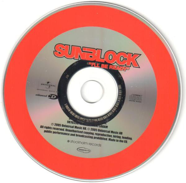 Sunblock (2) : I'll Be Ready (CD, Single, Enh)