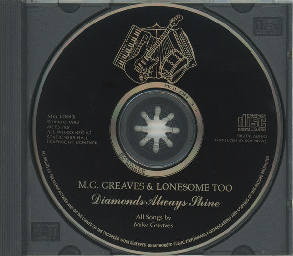 MG Greaves And The Lonesome Too : Diamonds Always Shine (CD, Album)