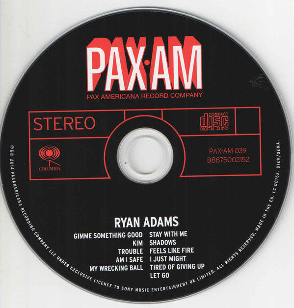 Ryan Adams : Ryan Adams (CD, Album)