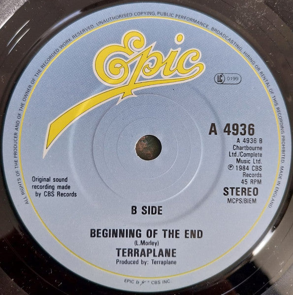 Terraplane : I Can't Live Without Your Love (7", Single)