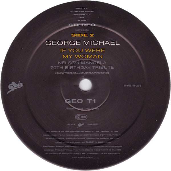 George Michael : Praying For Time (12", Single)