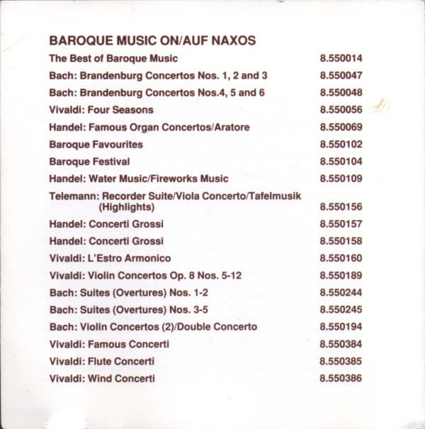 Danubius Ensemble : Baroque Trio Sonatas (CD, Album)