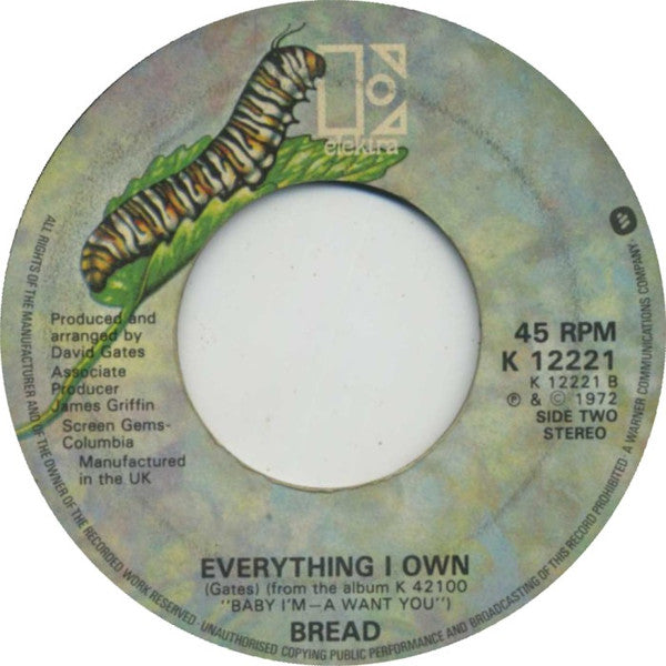 Bread : Make It With You (7", Single, Big)