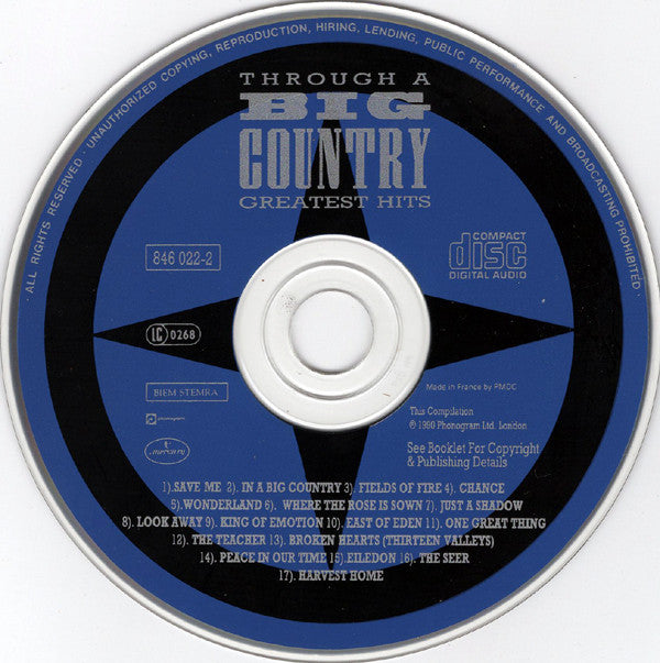 Big Country : Through A Big Country (Greatest Hits) (CD, Comp, RE, PMD)