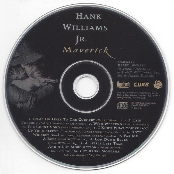 Hank Williams Jr. : Maverick (CD, Album)