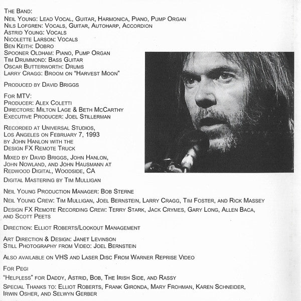 Neil Young : Unplugged (CD, Album)