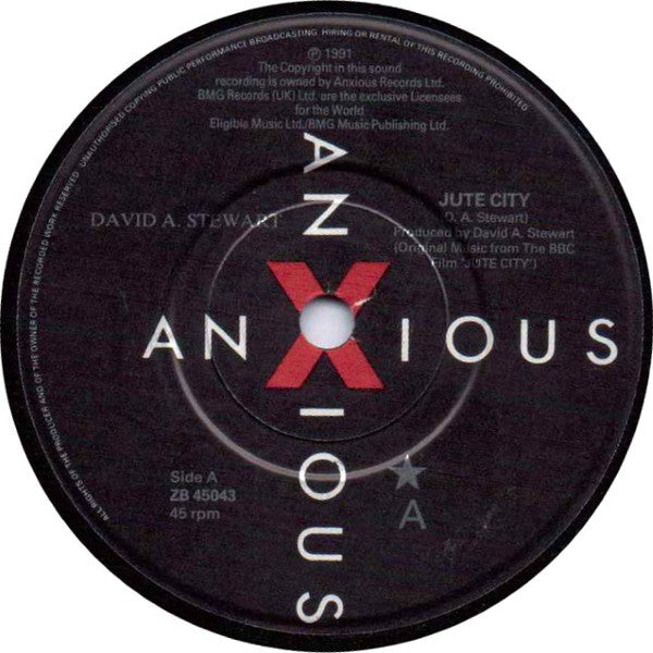 David A. Stewart : Jute City (7", Single)