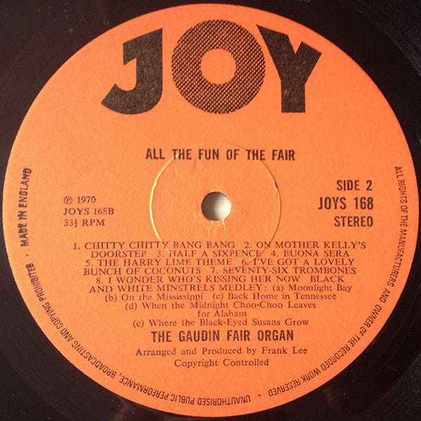 The Gaudin Fair Organ : All The Fun Of The Fair (LP)