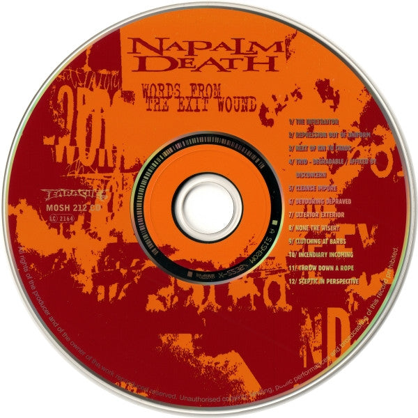 Napalm Death : Words From The Exit Wound (CD, Album)