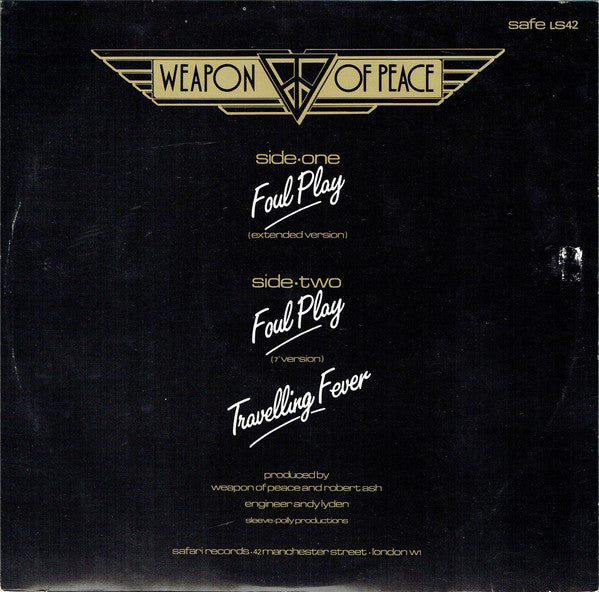 Weapon Of Peace : Foul Play (12")