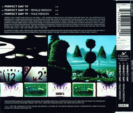 Various Artists (6) : Perfect Day (CD, Single)