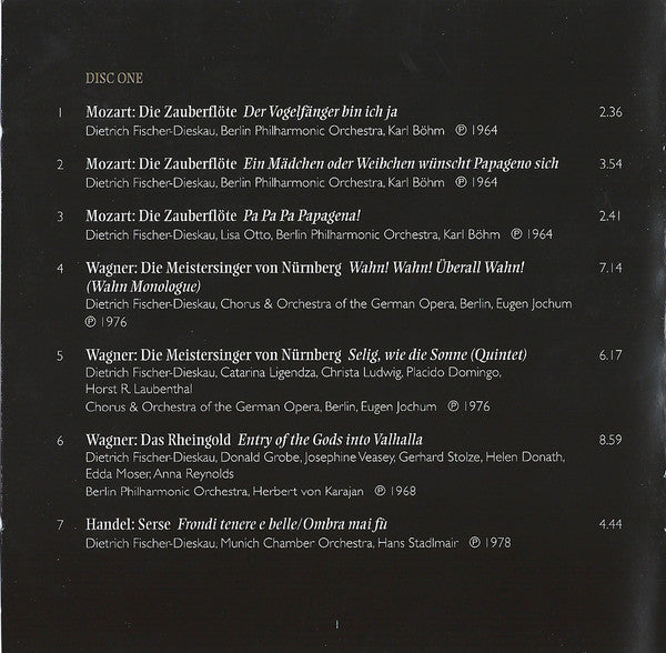 Dietrich Fischer-Dieskau - The Mastersinger (2xCD) (Very Good Plus (VG)) - DaddyPop