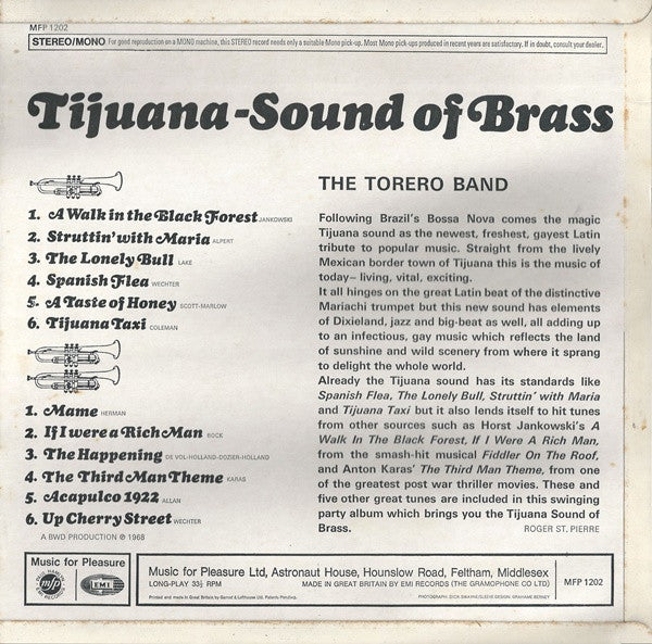 The Torero Band : Tijuana - Sound Of Brass (LP)