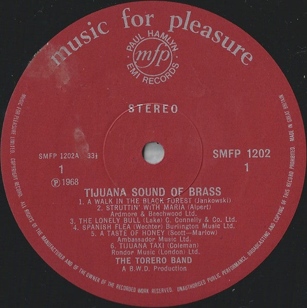 The Torero Band : Tijuana - Sound Of Brass (LP)