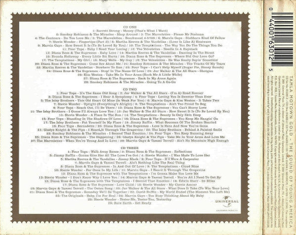 Various : Tamla Motown Gold - The Sound Of Young America (3xCD, Comp, RE)