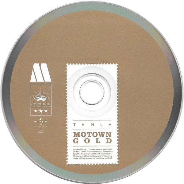 Various : Tamla Motown Gold - The Sound Of Young America (3xCD, Comp, RE)