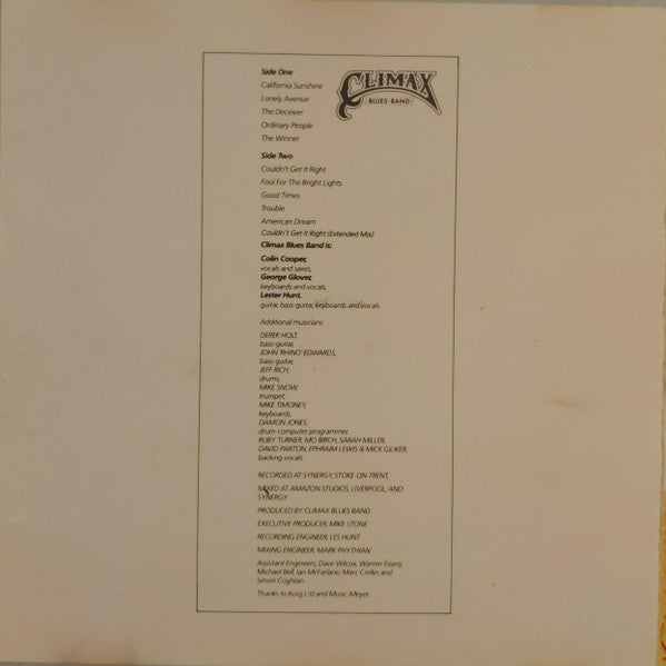 Climax Blues Band : Drastic Steps (CD)